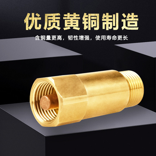 Tangke valve tap water pipe straight-through anti-freeze valve brass outdoor anti-freeze valve water pipe joint accessories