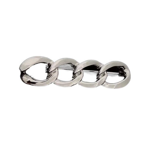 New autumn and winter glossy chain brooch, waist size adjustment buckle, accessories, skirt anti-exposure buckle pin