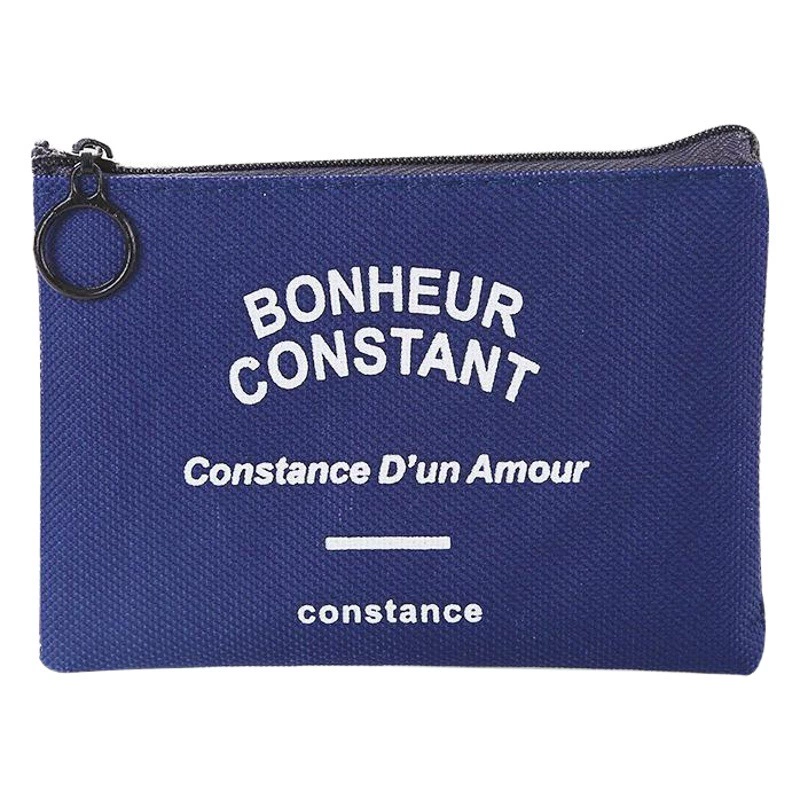 Ткань портмоне квадратный мультфильм Милая женская сумка для ключей мини-сумка для монет с принтом на молнии холщовая маленькая сумка