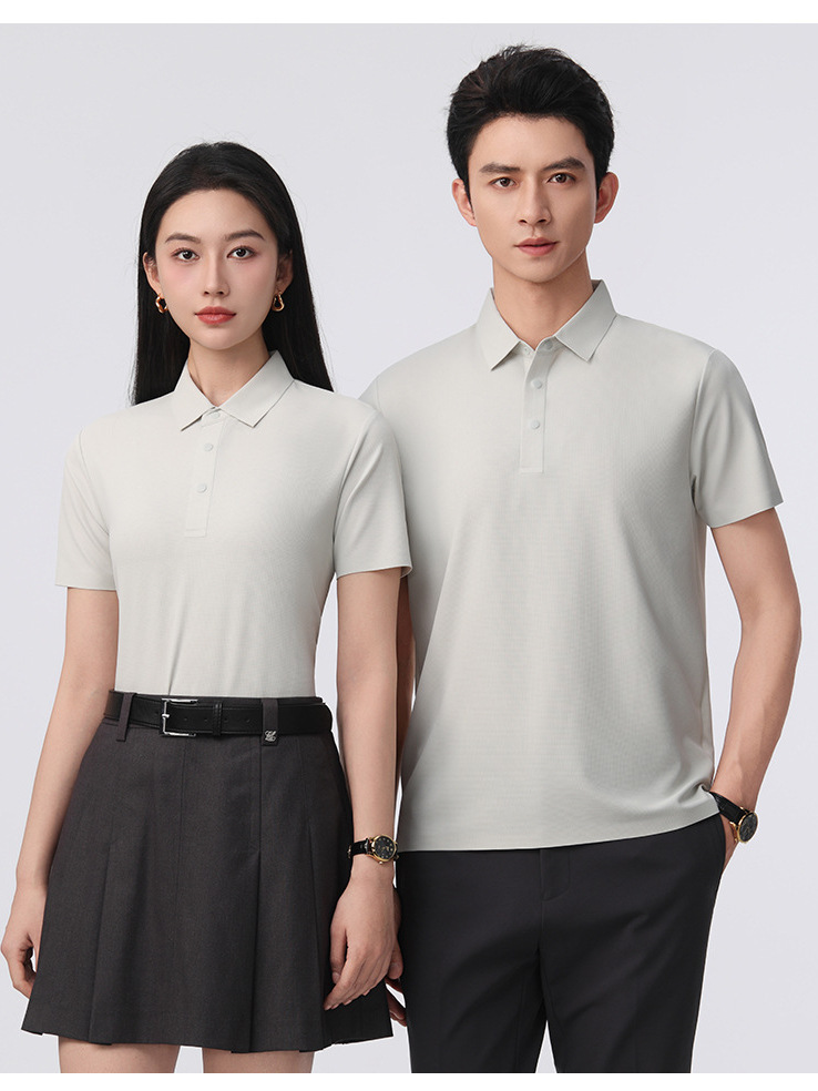 Waffle sin marcas comerciales frías camisas polo de manga corta ropa de trabajo personalizada camiseta logotipo de impresión bordado de alta gama