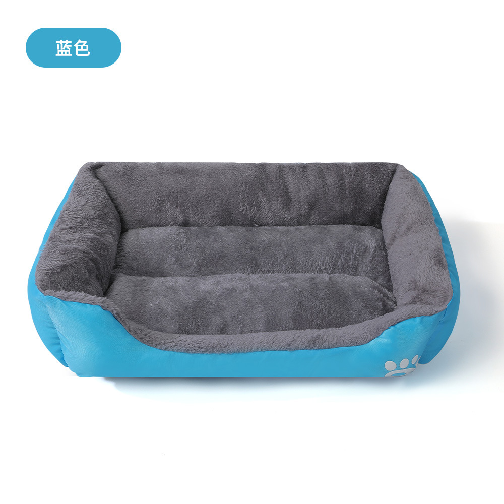 Fábrica al por mayor color caramelo perrera para perros, nido para gatos, cálida cama de invierno para mascotas, cojín para sofá para perros grandes, suministros para mascotas