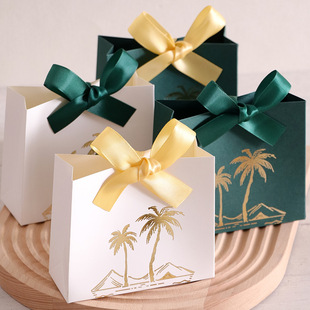 Coconut Tree Candy Box Saudi National Day Palm Tree Candy Box Mini Gift Packaging Box Cross-Border E-Commerce Hot Sale