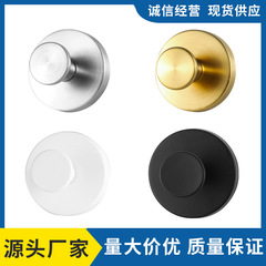 跨境不锈钢吸盘挂钩强力承重金属衣帽钩厨房卫生间门后免打孔挂钩