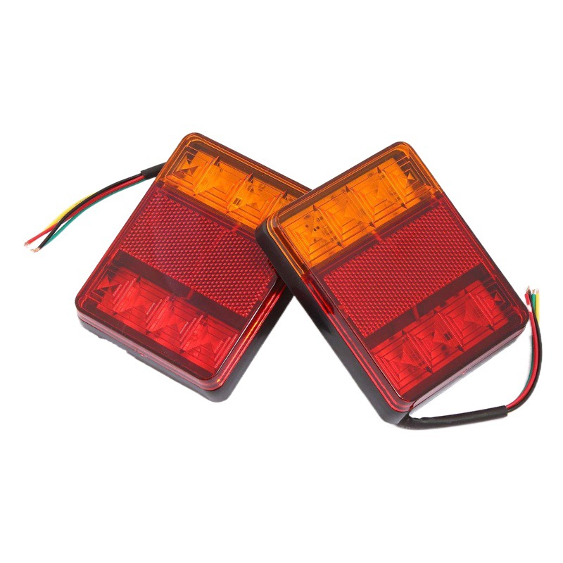 Truck Tail Light 8Led Tail Light Truck Light Signal Light Waterproof Turn Signal Truck Modified Anti-Rear Collision