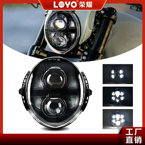 Factory direct supply Harley wayroad VROD headlight LED car headlight motorcycle retrofit lamp 02-16