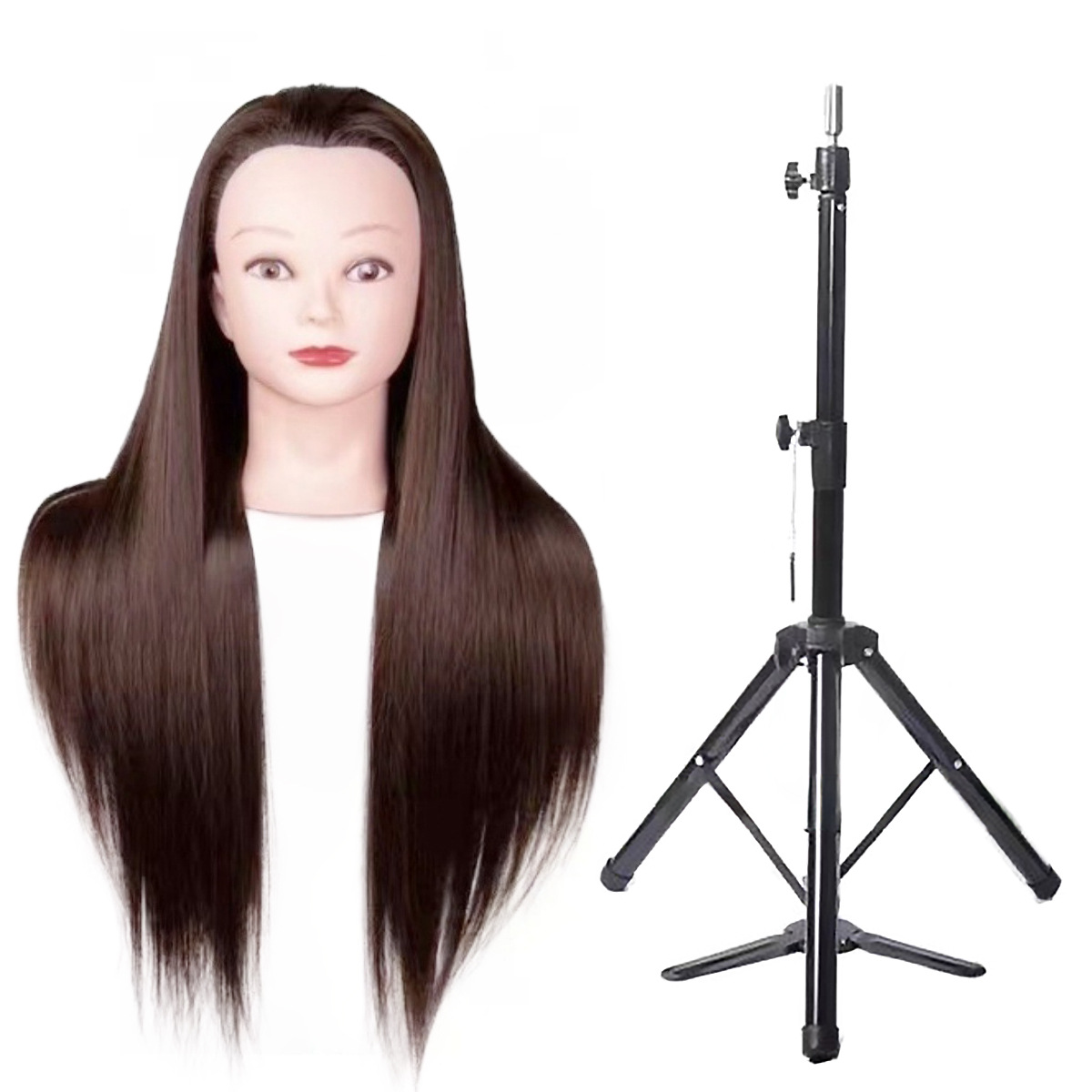 Fabricante mayorista de alta simulación de cabeza de peluquería principiantes ejercicio modelo de cabeza peluquería ejercicio modelo de cabeza