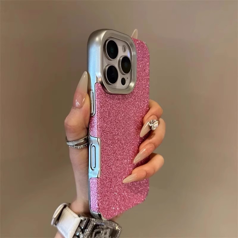 Brillo de galvanoplastia de color sólido simple para iphone14 Apple 16ProMax funda para teléfono móvil 13 hombres y mujeres 15PM nuevo