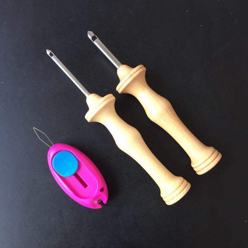 Aguja de bordado rusa tejida de óxido rojo