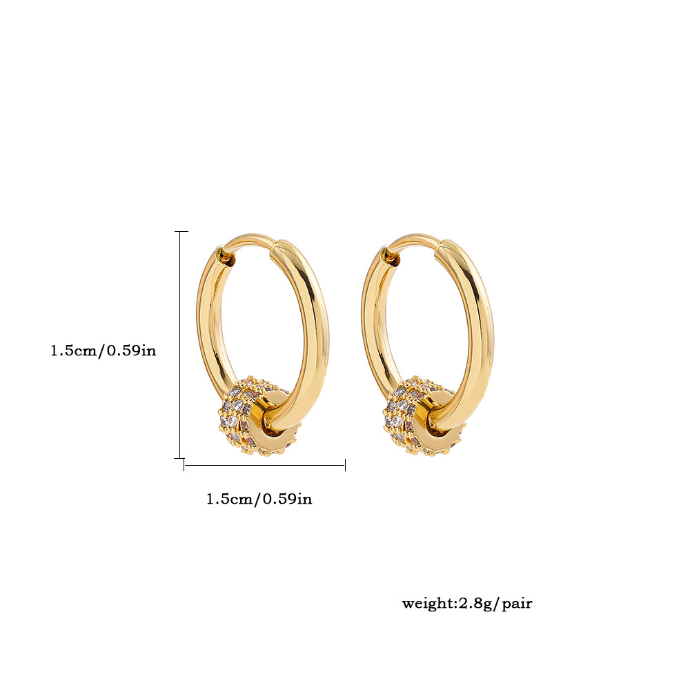 Geometric Diamond Fashion Earrings Wholesale Jewelry Nihaojewelry display picture 10