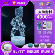 �羳���������ͳ����˘���ϵ��3D̨��LED����YƷUSB�߲�Сҹ��