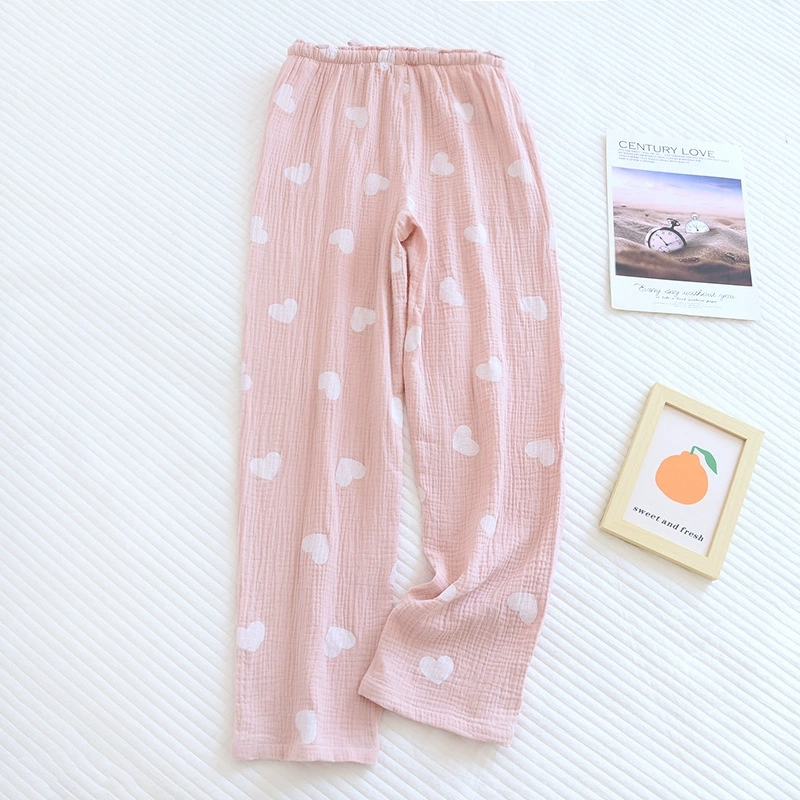 Spring summer thin gauze comfortable trousers for leisure, oversize