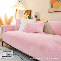 冬季沙發墊毛絨防滑坐墊四季通用套罩靠背巾簡約皮沙發全包代發