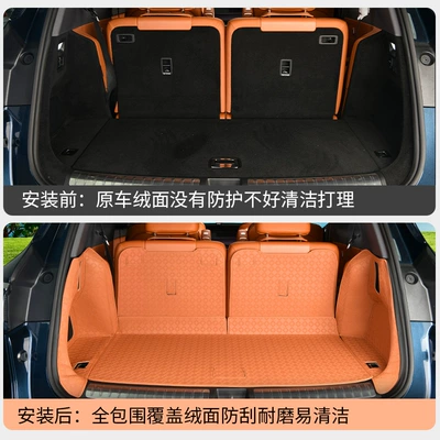 Fully Enclosed M8 Special Trunk Mats, Trunk Mat