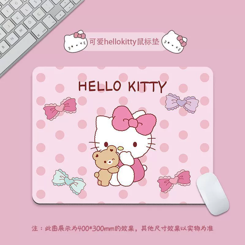 Hello Kitty, маленькая мультяшная милый мышонок, фуксия ноутбук, клавиатура, на заказ