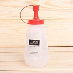日本式プラスチック調味料瓶調味料瓶サラダ瓶押し瓶平頭蓋付き調味料瓶250ml