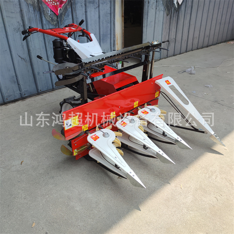 手扶式前置割草机 黑麦草割倒机 自走式柴油割晒机