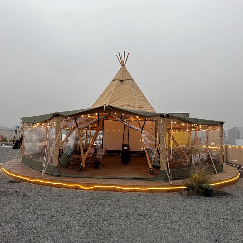 Indian Straw Hat Hotel Restaurante Camping