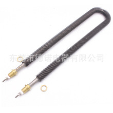 干烧U型散热片电热棒 不锈钢/不锈钢翅片式电热管空气加热烤箱管