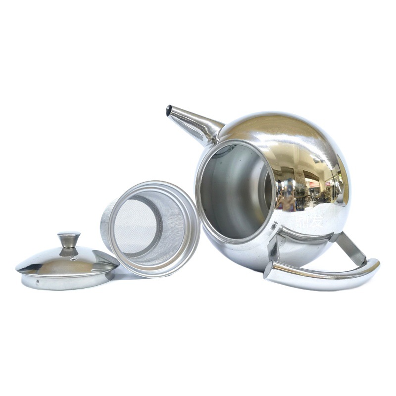 Perla olla no magnética restaurante de estilo europeo Filtro de acero inoxidable tetera hogar frío caldera kindergarten acero inoxidable