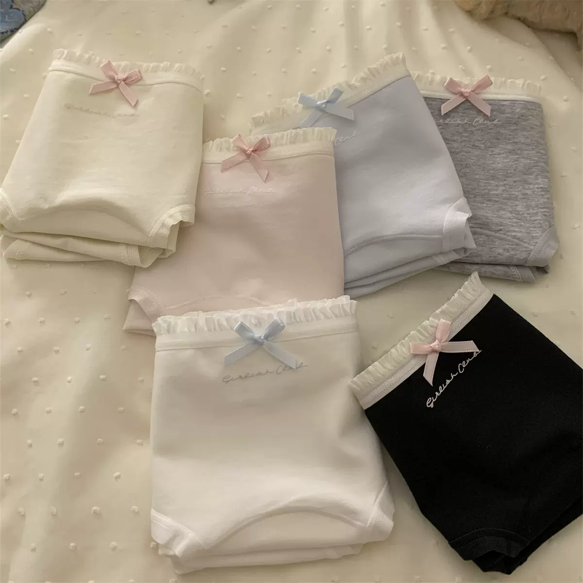 "不要焦虑"7A加长加宽抑菌裆纯棉少女内裤中腰女士柔软女生三角裤