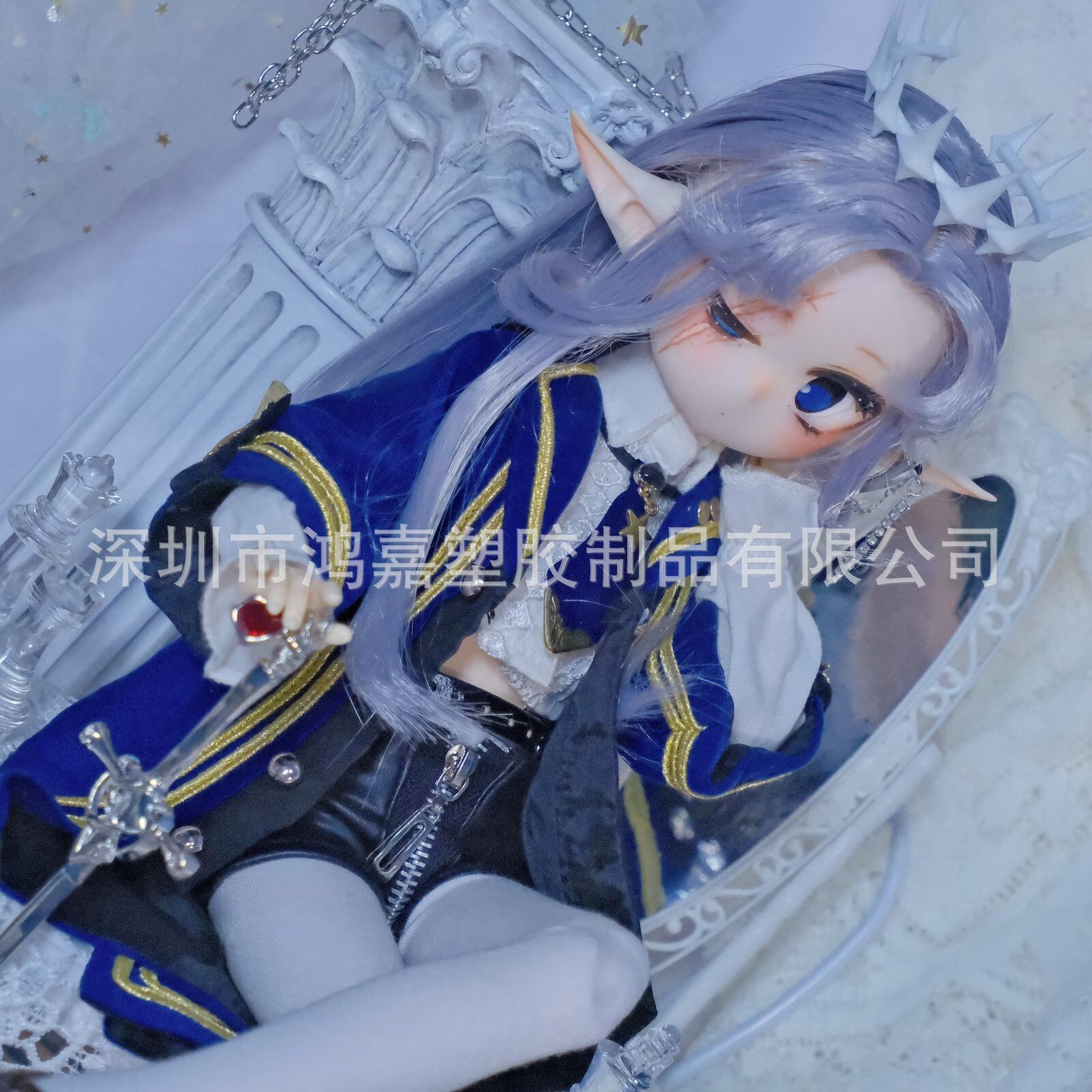 Custom-made open cover BJD head 16-30cm Babbie doll bald head no eyes makeup bjd rubber head