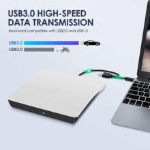 usb 3.0外置dvd光驱外接电脑笔记本光盘刻录机外接type-c移动光驱