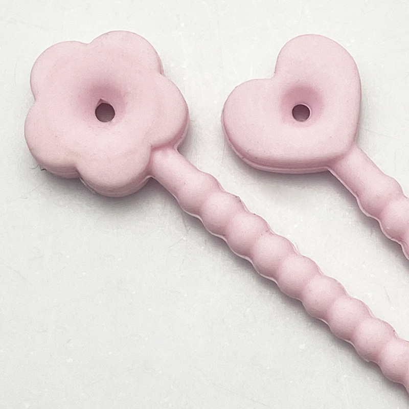 Fabricante de 210mm de plástico de silicona de alambre de corbata hebilla suelta corbata al por mayor hecha a mano diy corbata accesorios de la joyería