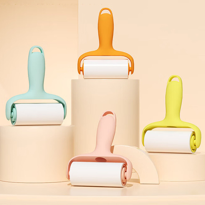 Mini Portable Lint Remover Roller, Sticky Lint Roller Brush, Small Roller for Clothes, Universal