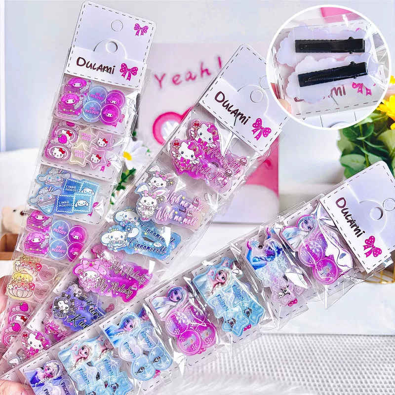 Sanrio (Оптовые продажи) детская заколка для волос мультяшный акриловый милый аксессуар для волос стиль «принцесса»