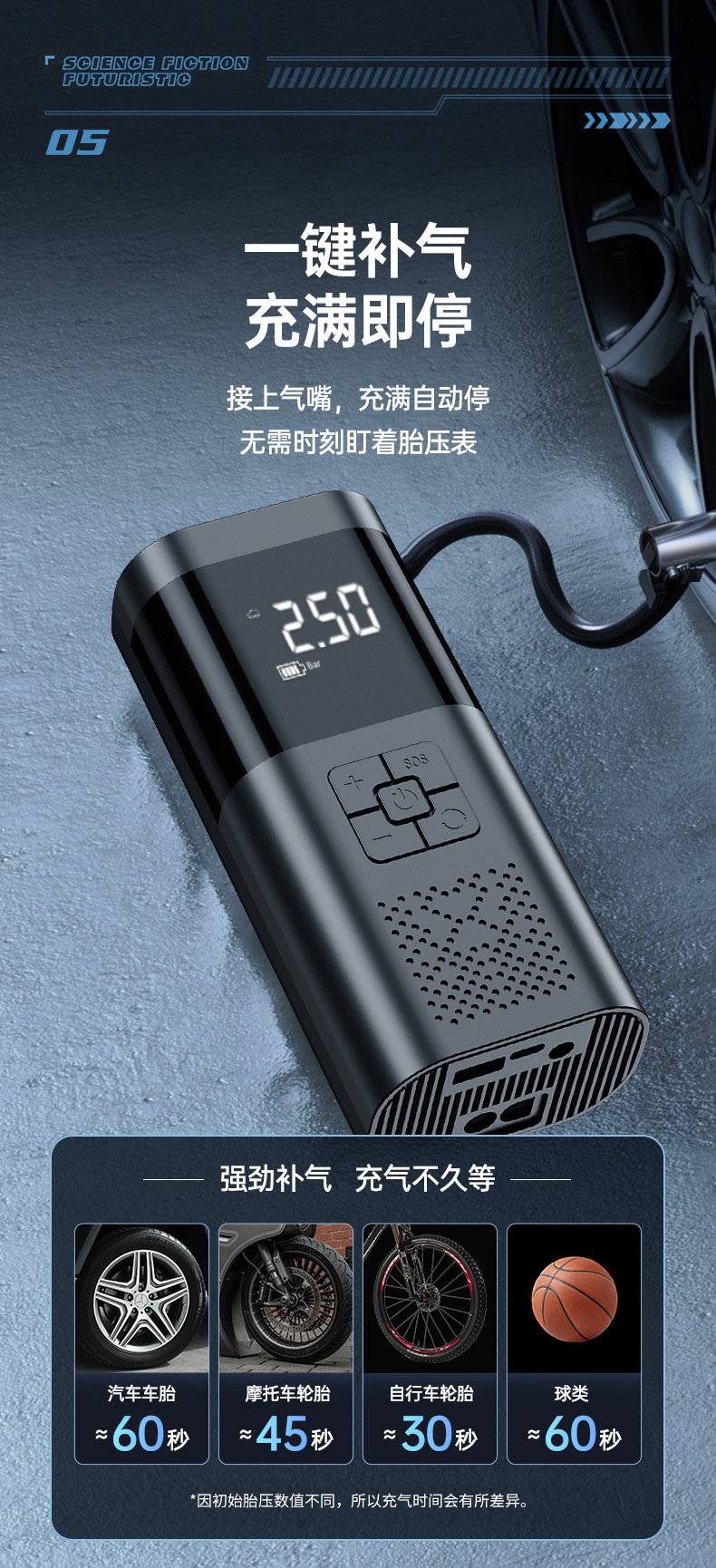Kafeila's New Car Emergency Starting Power Supply All-In-One Machine Multi-Functional Vehicle-Mounted Backup Smart Air Pump