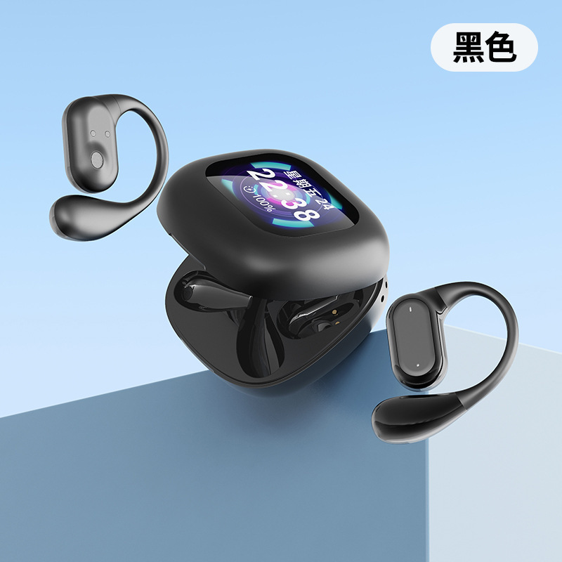 AI知能同時翻訳Q18 bluetoothイヤホンOWS耳掛け式多機能カラースクリーン超長航続bluetoothイヤホン|undefined