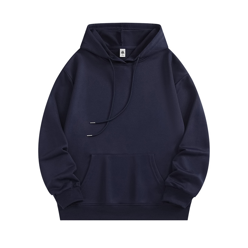 Primavera y otoño delgada de hombro en blanco de manga larga ropa de trabajo camiseta publicitaria con sombrero suéter logotipo impreso personalizado bordado