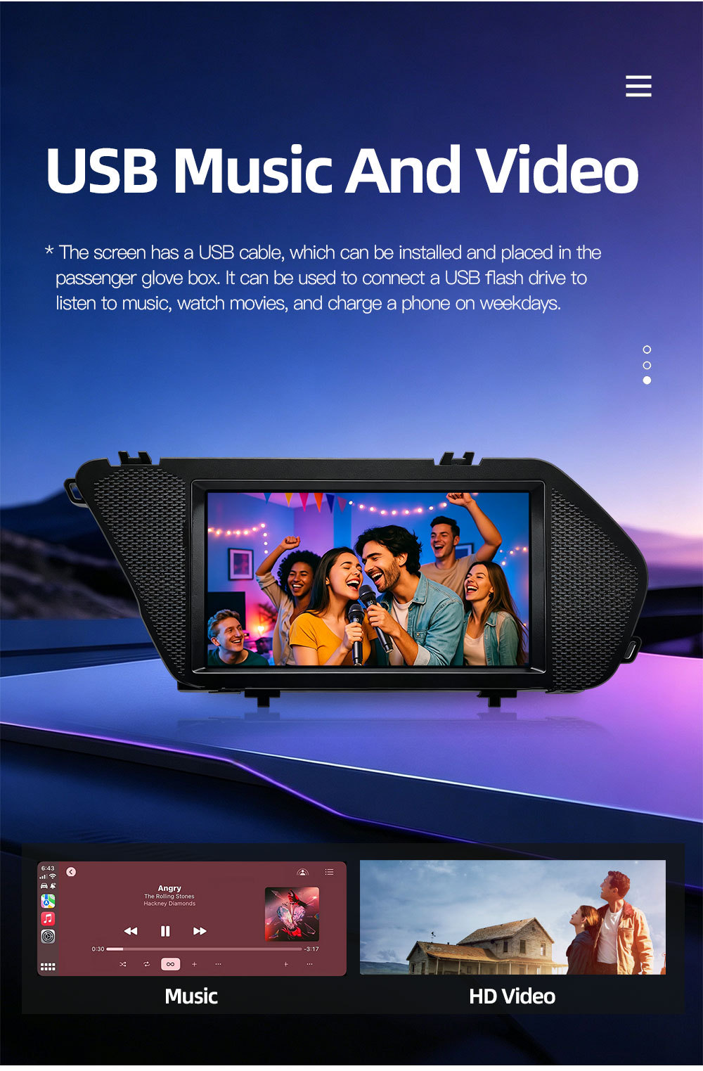 7inch Suitable for Mercedes-Benz Glk X204 Car Central Control Large Screen Navigation Carplay All-In-One Player
