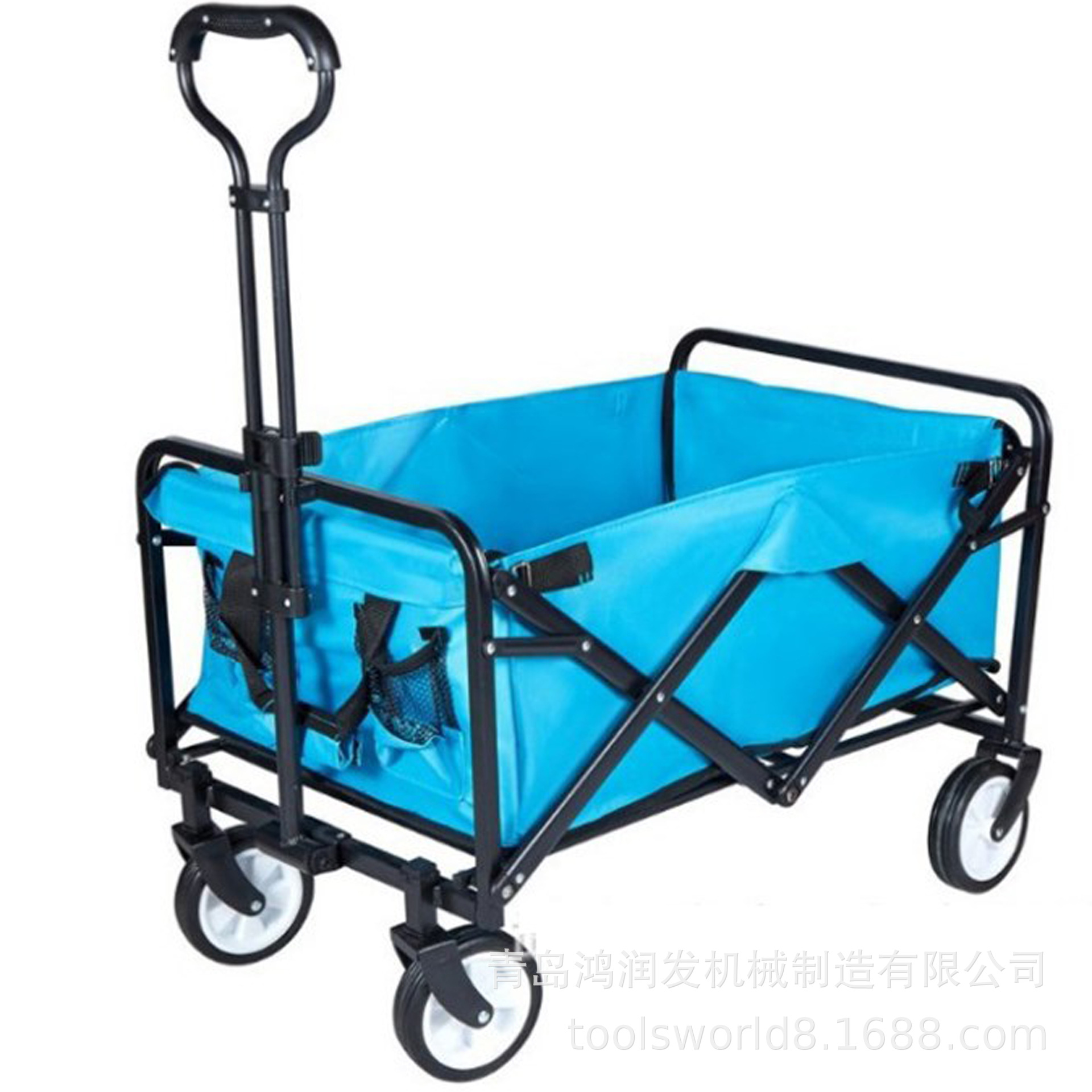 厂家供应户外出游折叠工具布兜车沙滩折叠野营车可加外袋TC3015