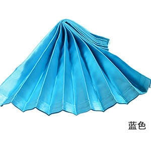 upper and lower aluminum — Car curtains - seven-window-louver-blue-aluminum-alloy-track-model