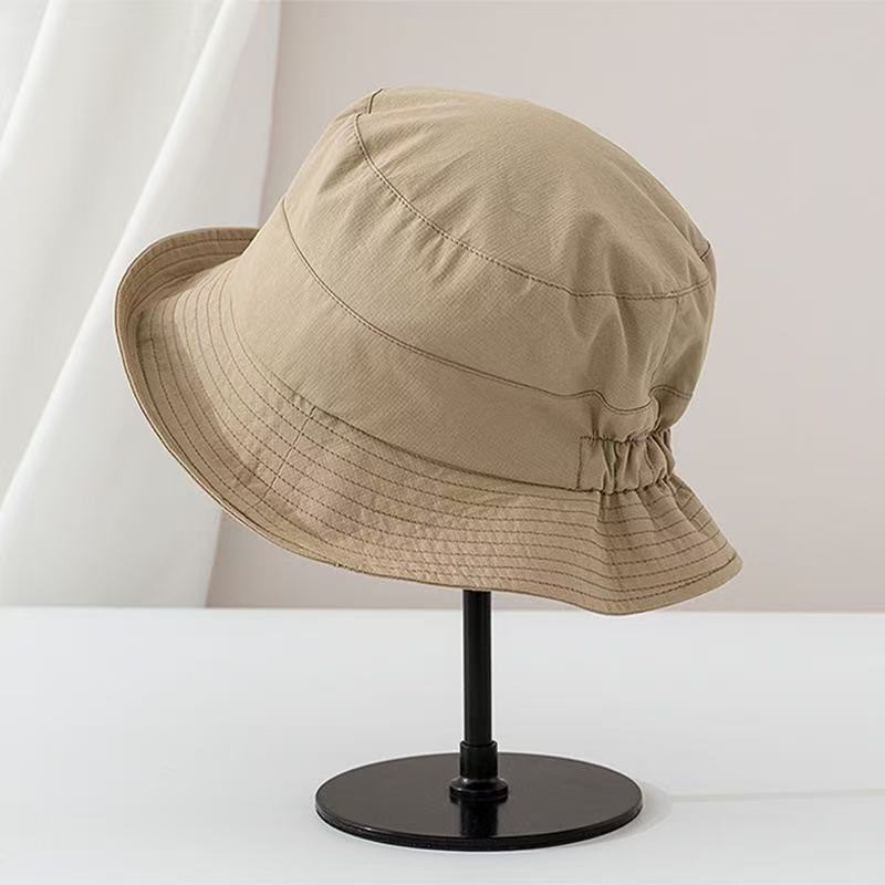日本製多用途無地速乾性フィッシャーマンハット女性用夏用大きなつば屋外用サンバイザー帽子薄い巻き上げ可能な盆地帽子|undefined