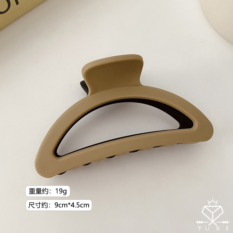 Horquilla de nuevo clip de la cabeza retro francés horquilla updo clip de pelo lindo clip de tiburón de doble cara accesorios para el cabello japonés y coreano