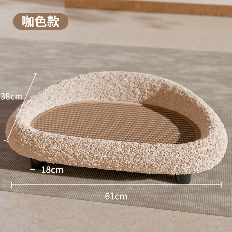 Nena de sisal para gatos, tabla de agarre para gatos, garra afilada, tejido de sisal suave, más resistente al agarre, cama para cachorros universal, suministros para mascotas al por mayor