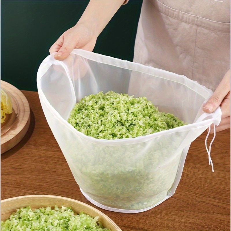 Dumpling Filling Water Squeezer, Vegetable Filling Squeezer Bag, Household Cabbage Draining Bag, Soy Milk Filter Bag, Dehydrator, Vegetable Pressing Filter