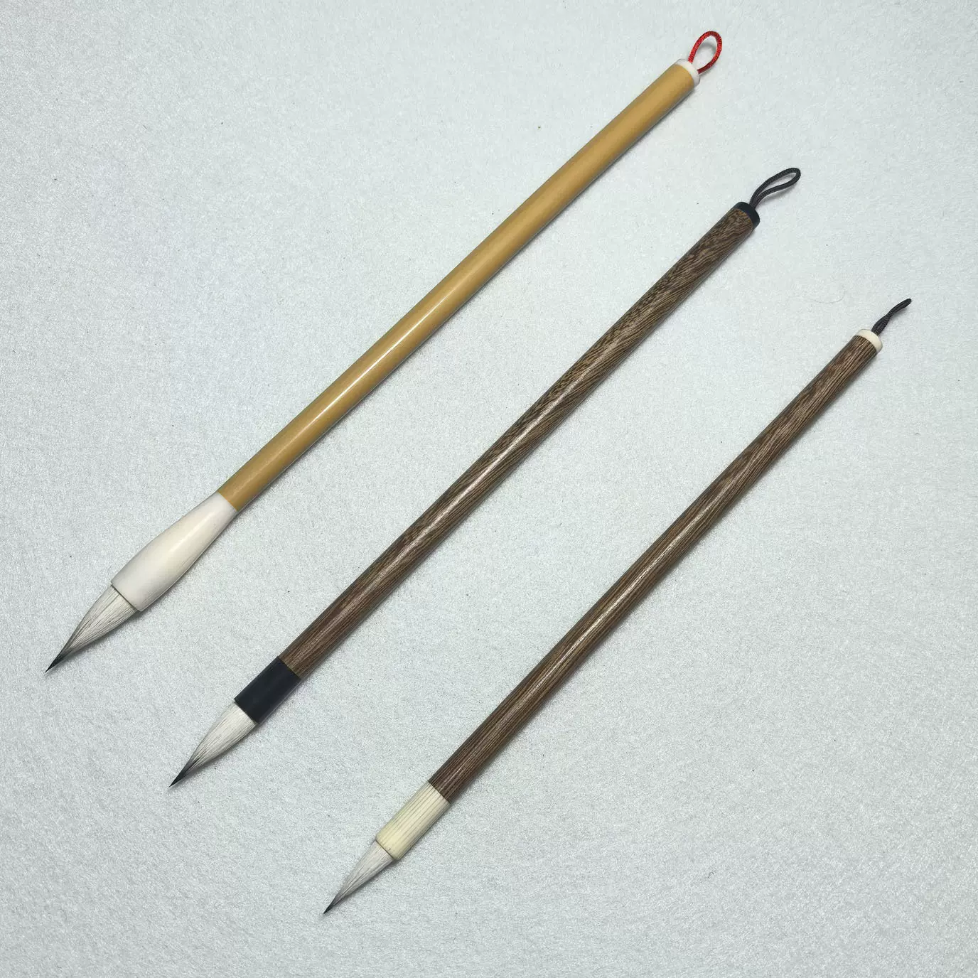 国画染色毛笔 狼毫勾线毛笔国画工笔点眉白描书法绘画花鸟人物
