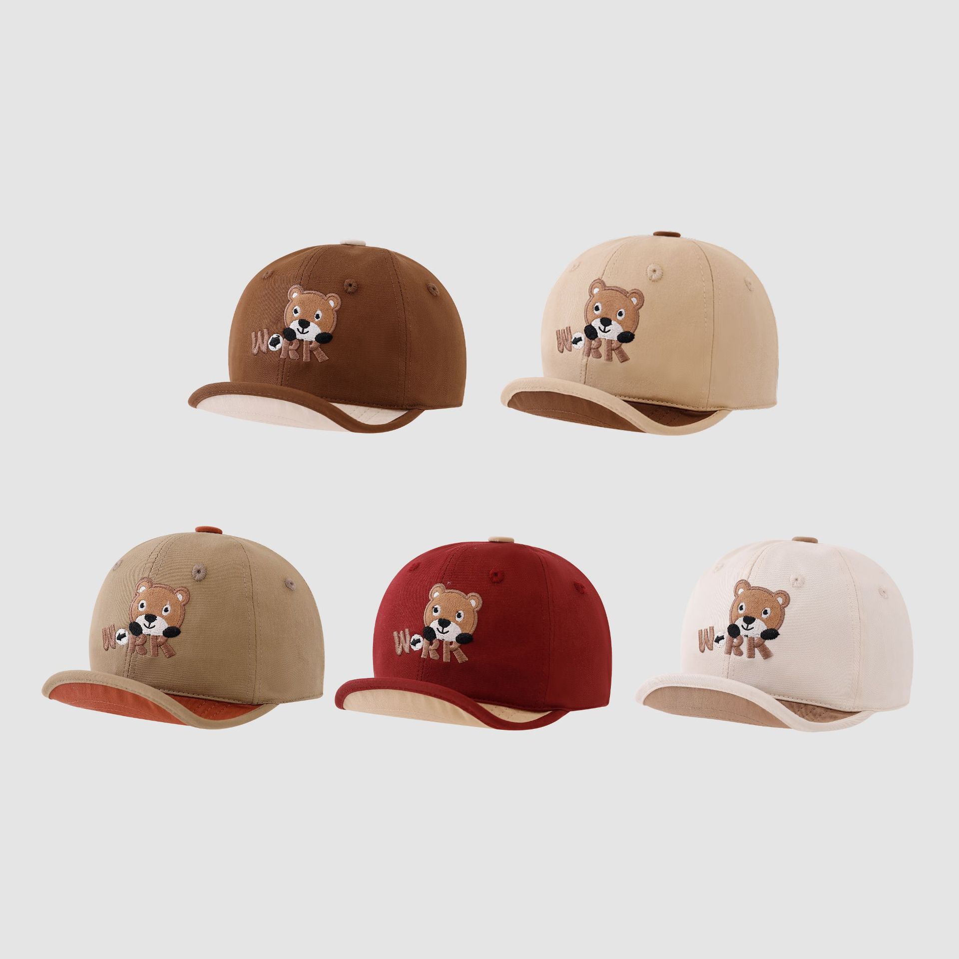 Sombreros infantiles primavera y otoño sombreros de béisbol para niños 2024 nuevo sombrero de boca de pato para niños sombreros de sol otoño y invierno