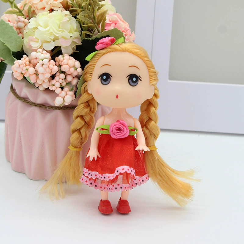 Креативная кукла "恒潮迷糊芭比", игрушка, подвеска, подарок на день рождения, 12 см