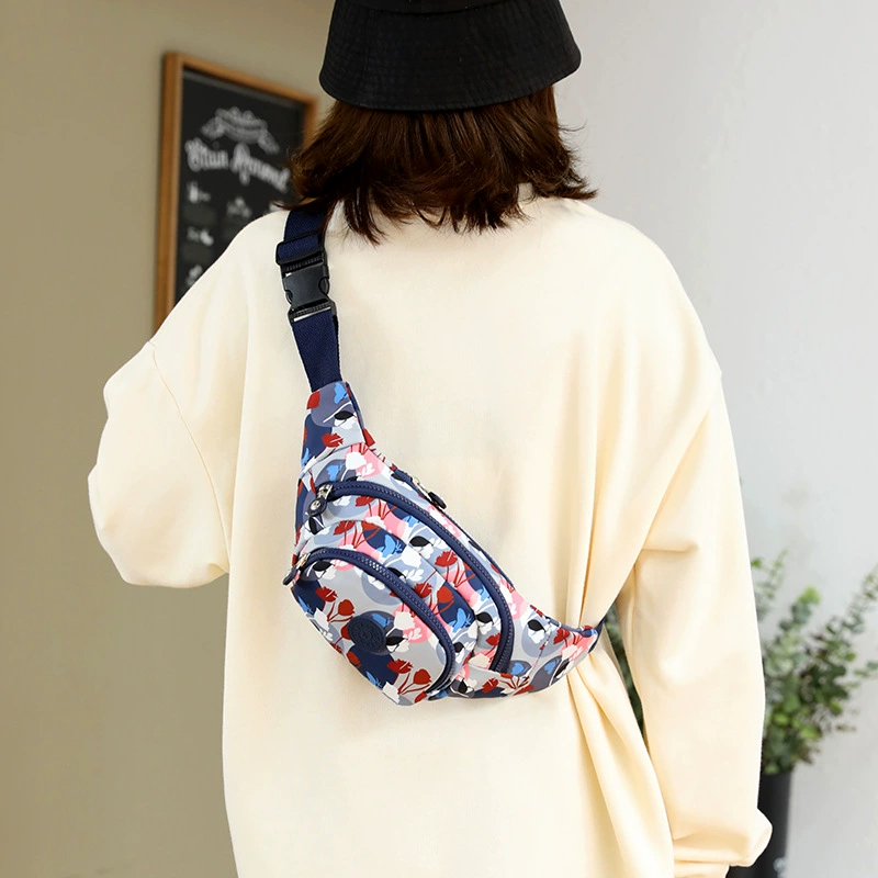 Universal belt bag, trend waterproof chest bag, shoulder bag for gym, oxford cloth, Japanese and Korean