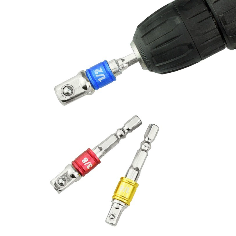 3 шт. Цветная бусина ремня безопасности шатун Универсальный рукав шатун AD шатун со стальным шариком 1/2 1/4 3/8