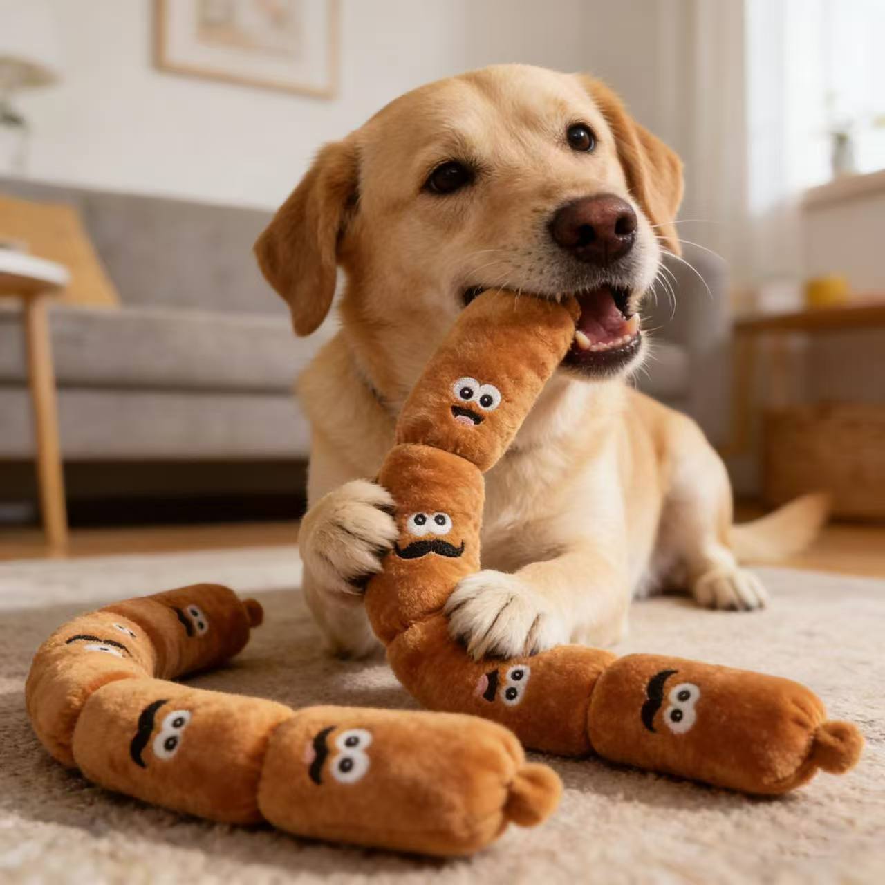 Nuevo juguete de peluche de perro Amazon sonido interactivo para aliviar el aburrimiento con pulpos juguetes de mascotas de perros medianos y grandes