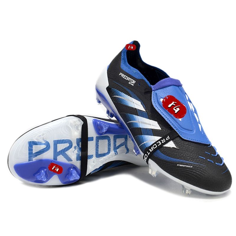 プレデター 25 サッカーシューズ FG リバーシブルニット防水靴紐ロングスパイク大人学生子供男性と女性 PREDATOR|undefined