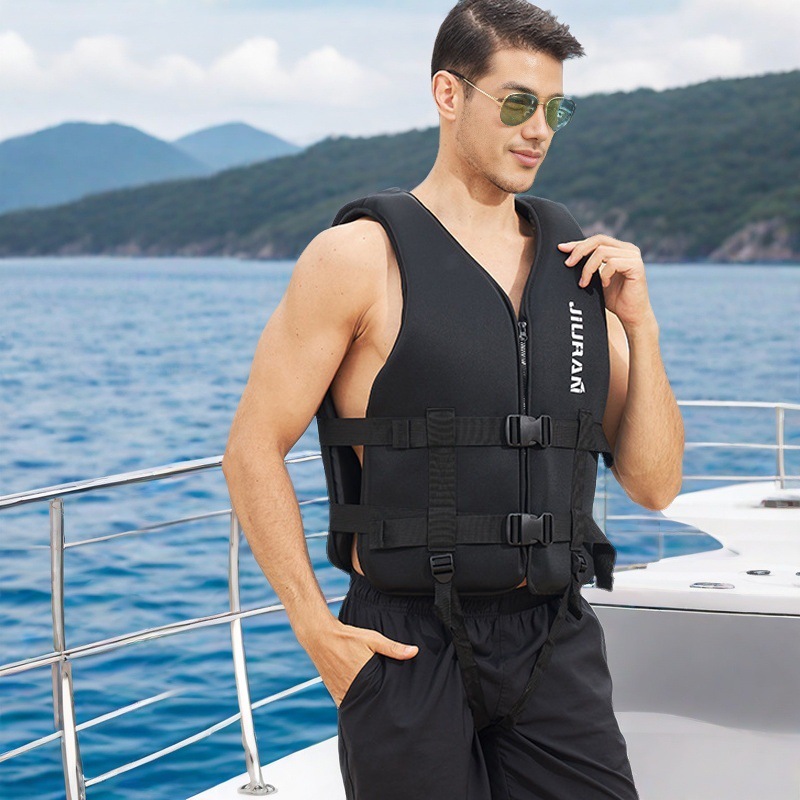 浮力背心透气救生衣大人游泳胖子泳衣车载摩托艇背心式轻便防护