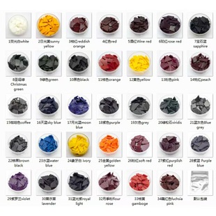 Candle Color DIY Aromatherapy Candle Flake Dye Color Block 16 Colors Set 5 Grams Each Color Per Pack