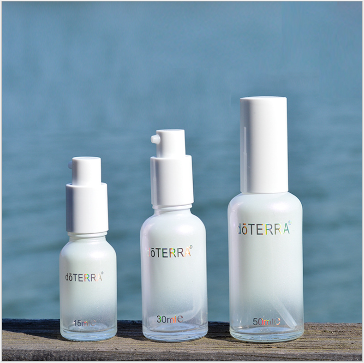 Doterra Fritillaria Color Spray Bottle Cosmetic Sub-Packaging Cream Box DIY Lotion Bottle Thickened Glass Wholesale
