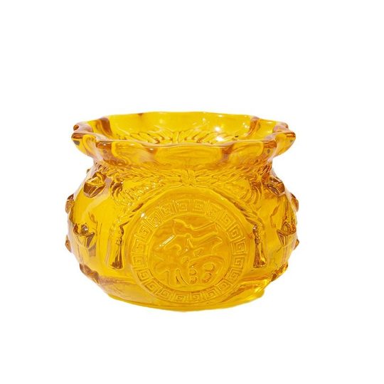 Fortune-making cornucopia crystal ornaments colored glaze fortune-making home decoration citrine handicraft opening ceremony gift